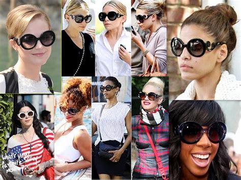 celebrities wearing prada sunglasses.